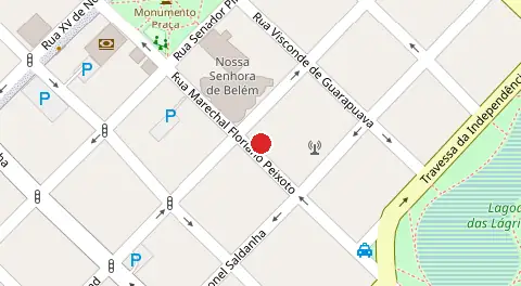 Mapa da localização