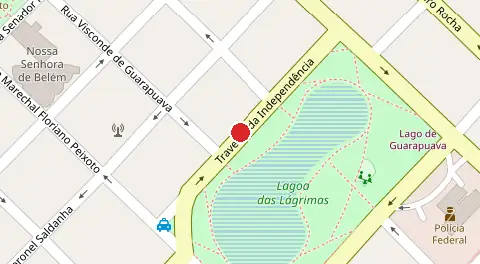 Mapa da localização