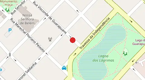 Mapa da localização