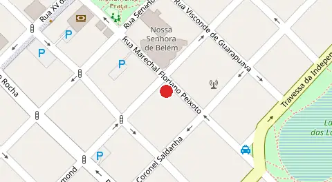 Mapa da localização