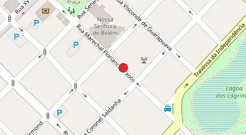 Mapa da localização