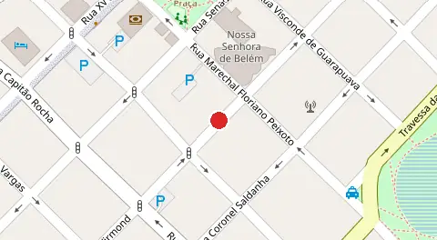 Mapa da localização
