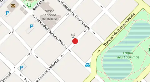 Mapa da localização