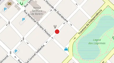 Mapa da localização