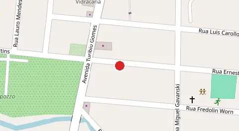 Mapa da localização