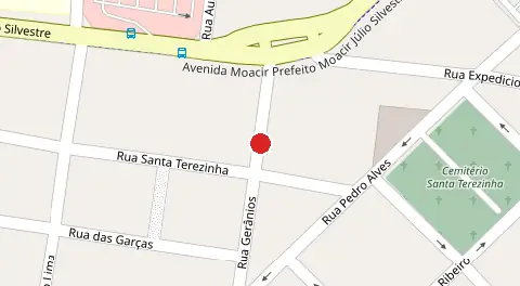 Mapa da localização