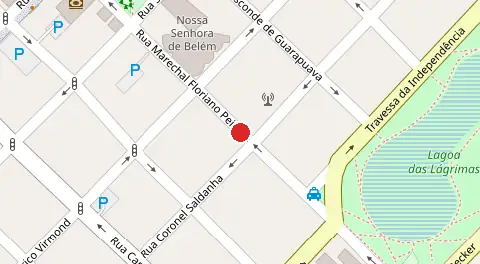 Mapa da localização