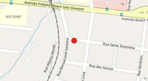Mapa da localização