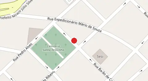 Mapa da localização