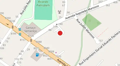 Mapa da localização