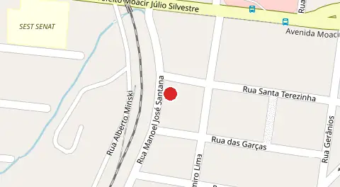 Mapa da localização
