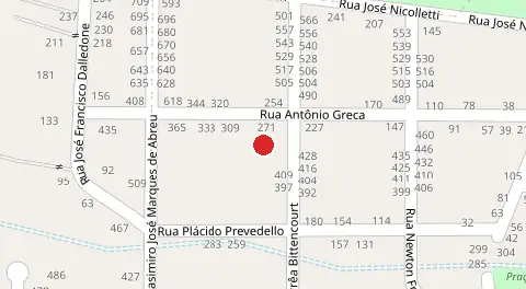 Mapa da localização