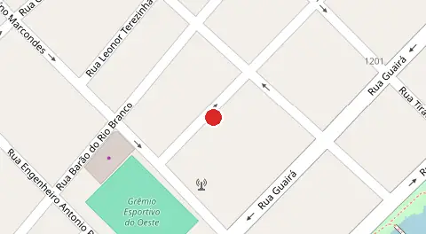 Mapa da localização