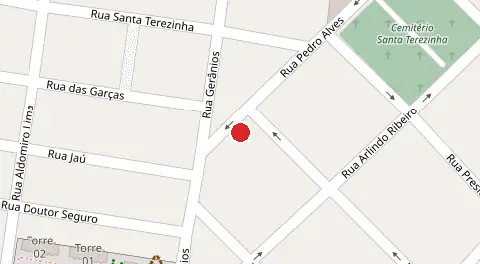 Mapa da localização