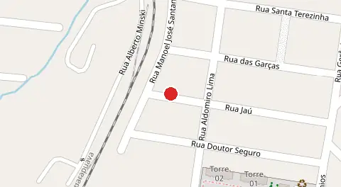 Mapa da localização