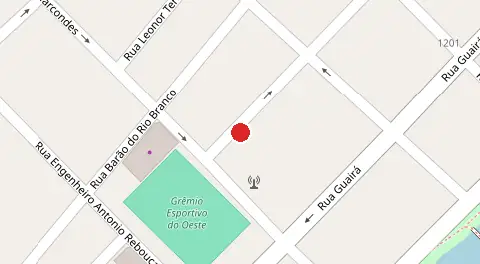 Mapa da localização