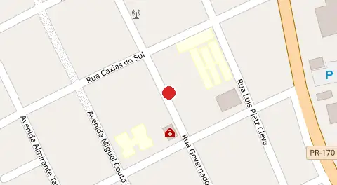 Mapa da localização