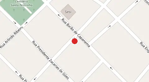 Mapa da localização