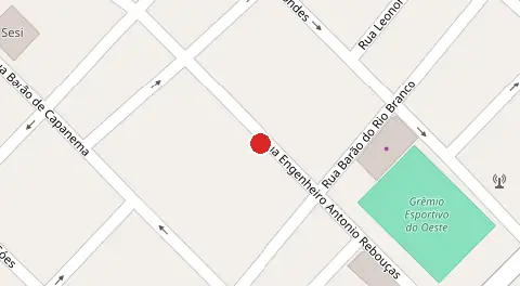Mapa da localização
