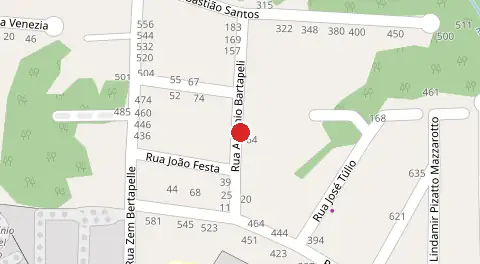 Mapa da localização