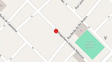 Mapa da localização