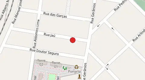 Mapa da localização