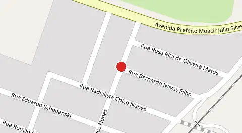 Mapa da localização