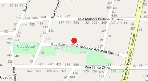 Mapa da localização
