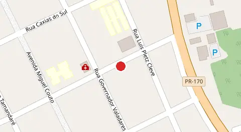 Mapa da localização