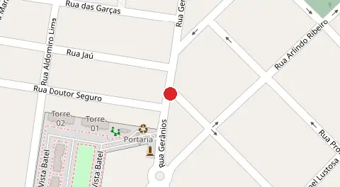 Mapa da localização