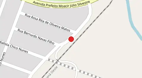 Mapa da localização