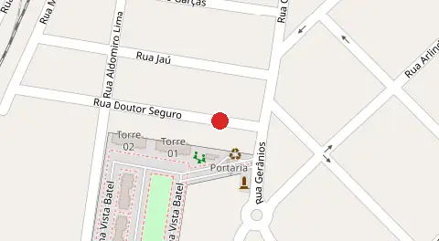 Mapa da localização