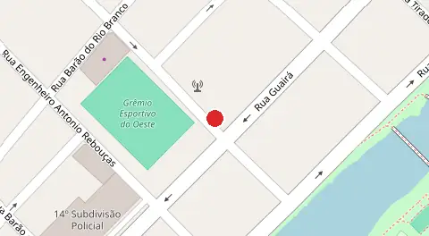 Mapa da localização