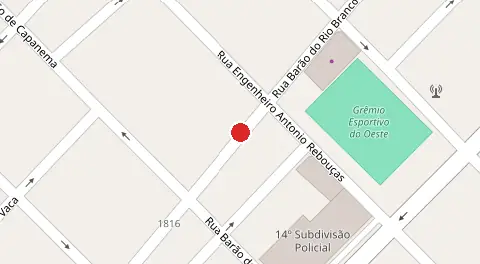Mapa da localização