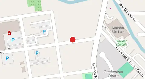 Mapa da localização