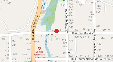Mapa da localização