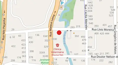 Mapa da localização