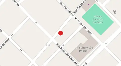Mapa da localização