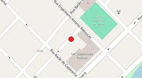 Mapa da localização