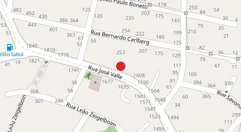 Mapa da localização