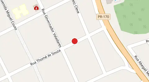 Mapa da localização
