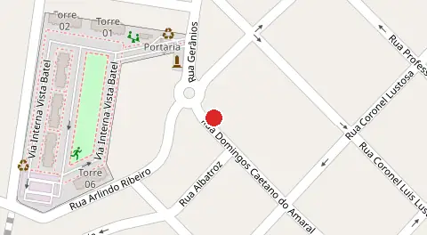 Mapa da localização