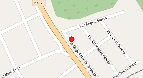 Mapa da localização