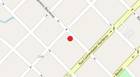 Mapa da localização