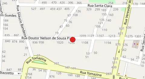 Mapa da localização