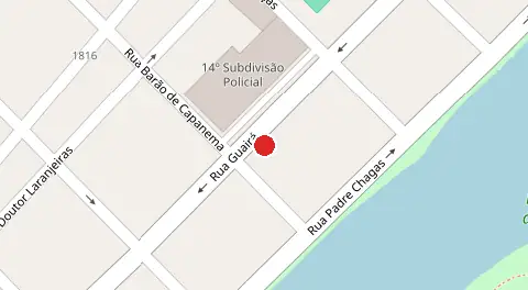 Mapa da localização