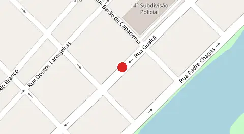 Mapa da localização