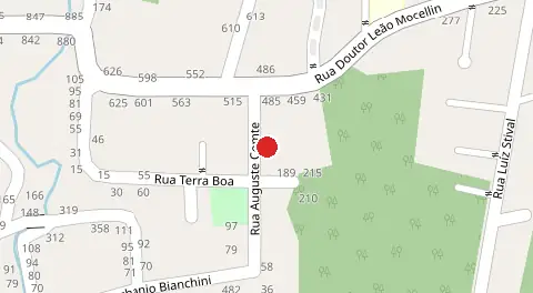 Mapa da localização