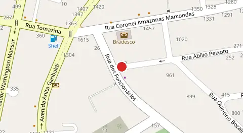 Mapa da localização