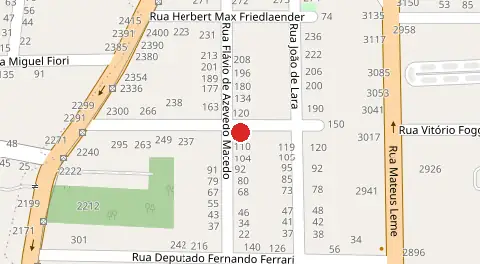 Mapa da localização